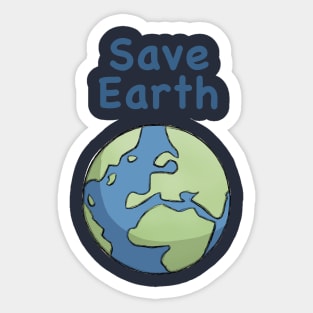 Save Earth Sticker